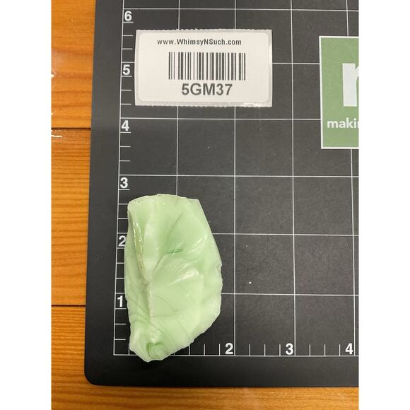 Lime Green Art Glass Cullet Glowing Manganese Slag Glass #5GM37 - Picture 8 of 8